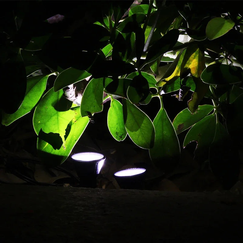10 in 1 Solar Lights RGB Changing Lawn Ground Lamp IP65 Waterproof Outdoor Landscape Spotlights Garden Decoration Outdoor Lights