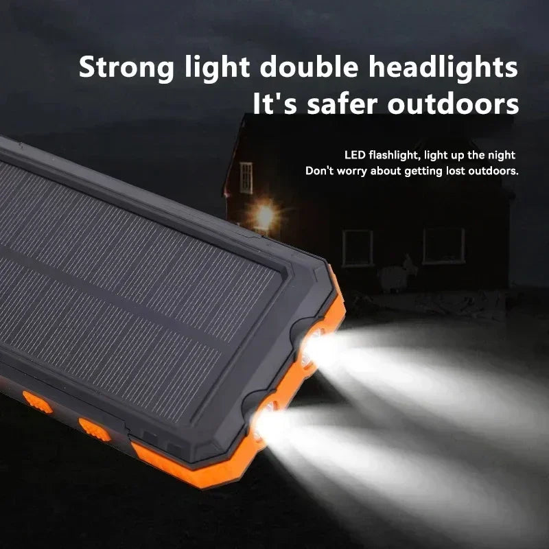 Solar Power Bank - 200000mAh Fast Charging Portable Charger