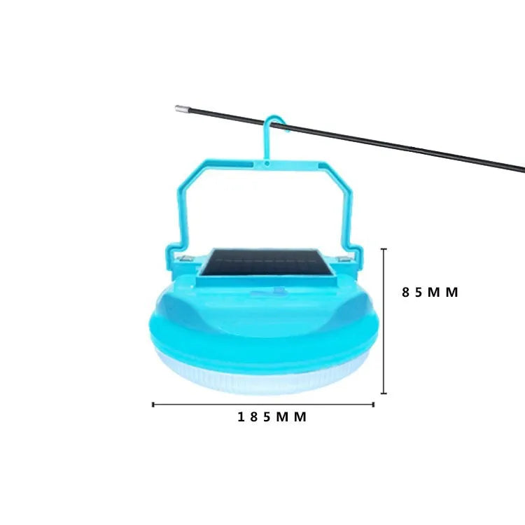 Solar LED Camping Light: Magnetic Base, 3 Modes, Quick Hook