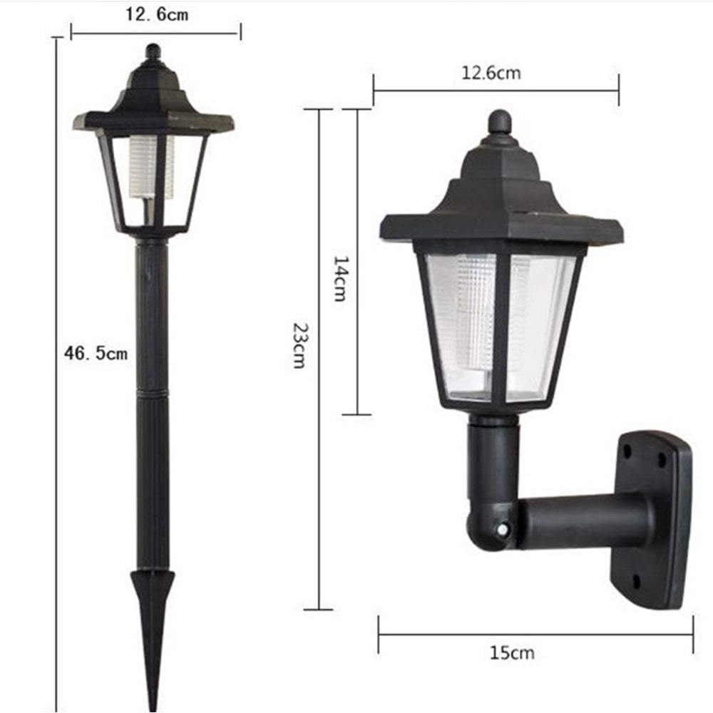 Outdoor Solar Street Lights: LED Wall Light for Gardens