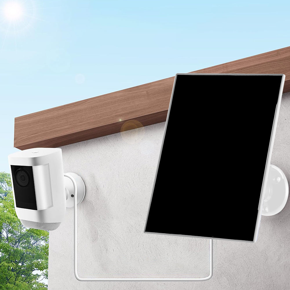 3W 6V Solar Charger for Ring Cam - Adjustable Wall Mount