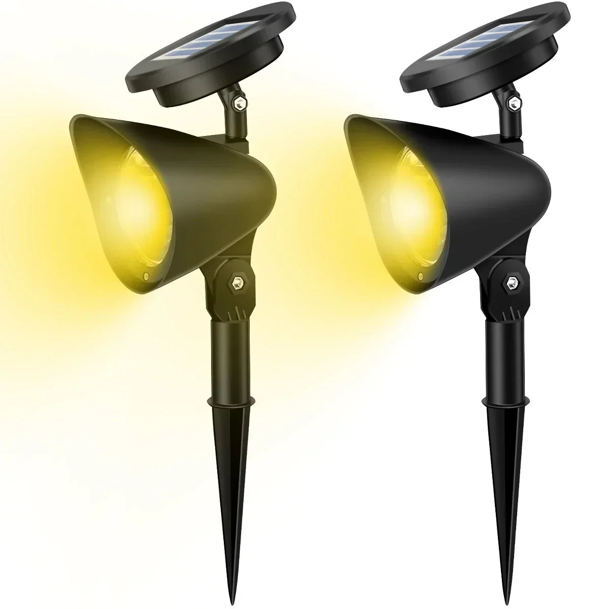 Solar LED Spotlight Outdoor - IP65 Waterproof Garden Lights