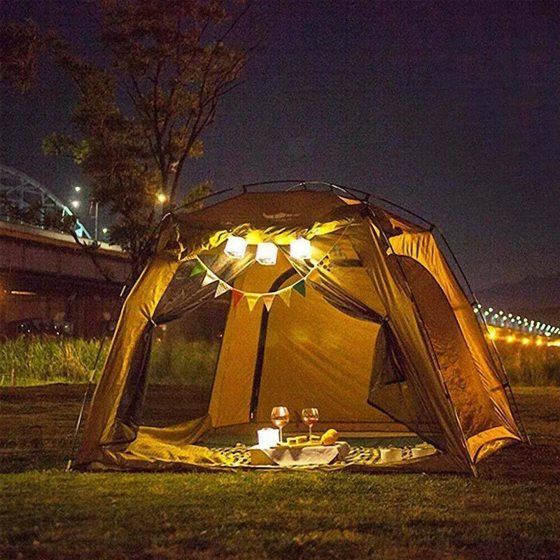 Solar LED Light - Inflatable Outdoor Hiking Lamp