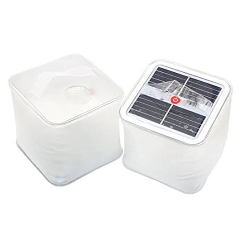 Solar LED Light - Inflatable Outdoor Hiking Lamp