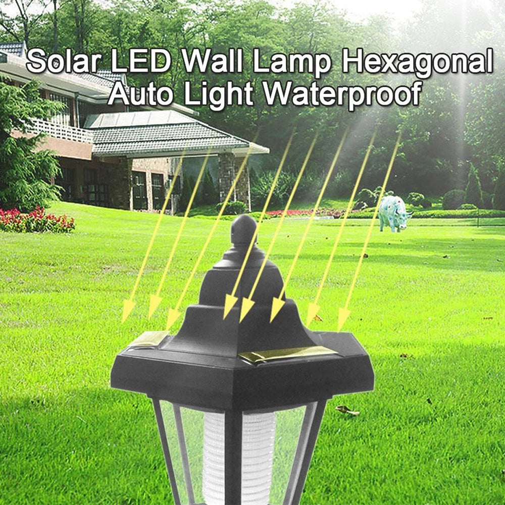 Outdoor Solar Street Lights: LED Wall Light for Gardens