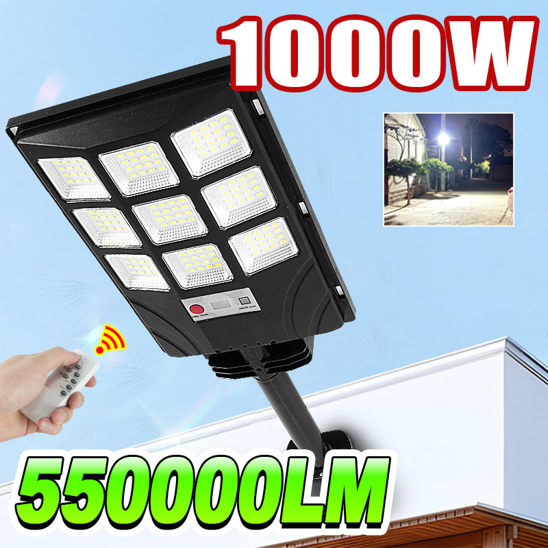1000W Solar LED Lights: Motion Sensor, Waterproof, 3 Modes