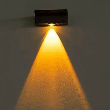 Solar Wall Lights Outdoor - Square, Wireless, IP65 Waterproof