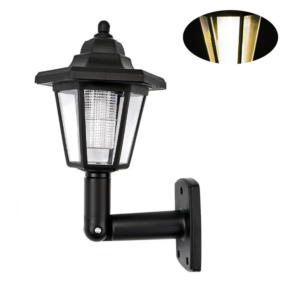 Outdoor Solar Street Lights: LED Wall Light for Gardens