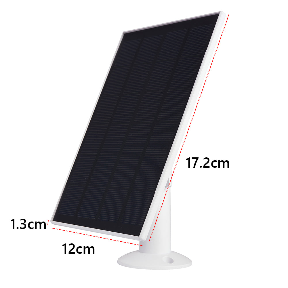 3W 6V Solar Charger for Ring Cam - Adjustable Wall Mount