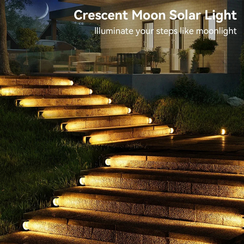 Solar Stair Lights Outdoor IP65 Waterproof Garden Decor
