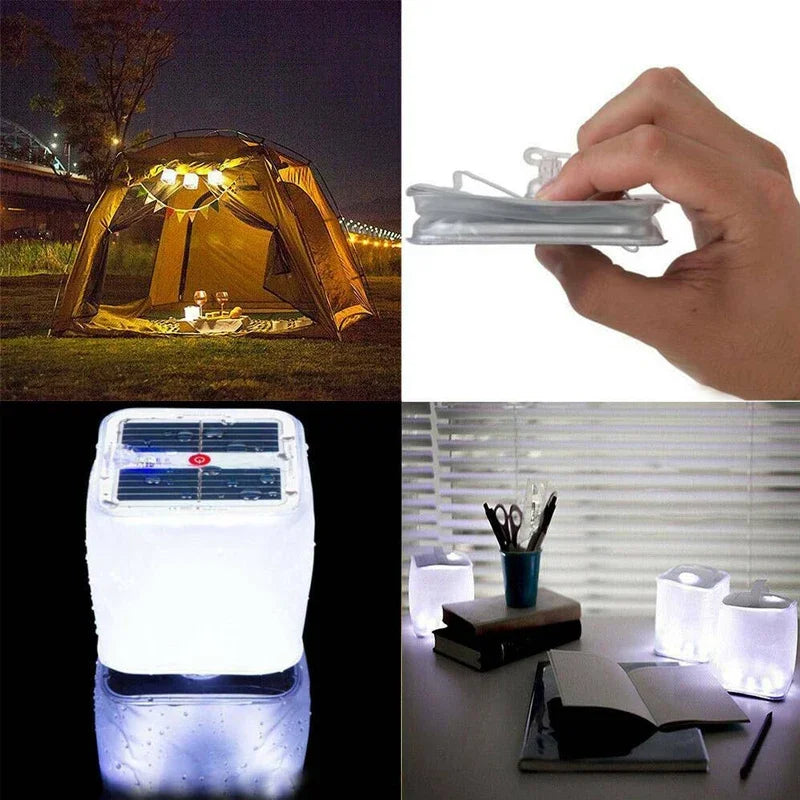 Solar LED Light - Inflatable Outdoor Hiking Lamp