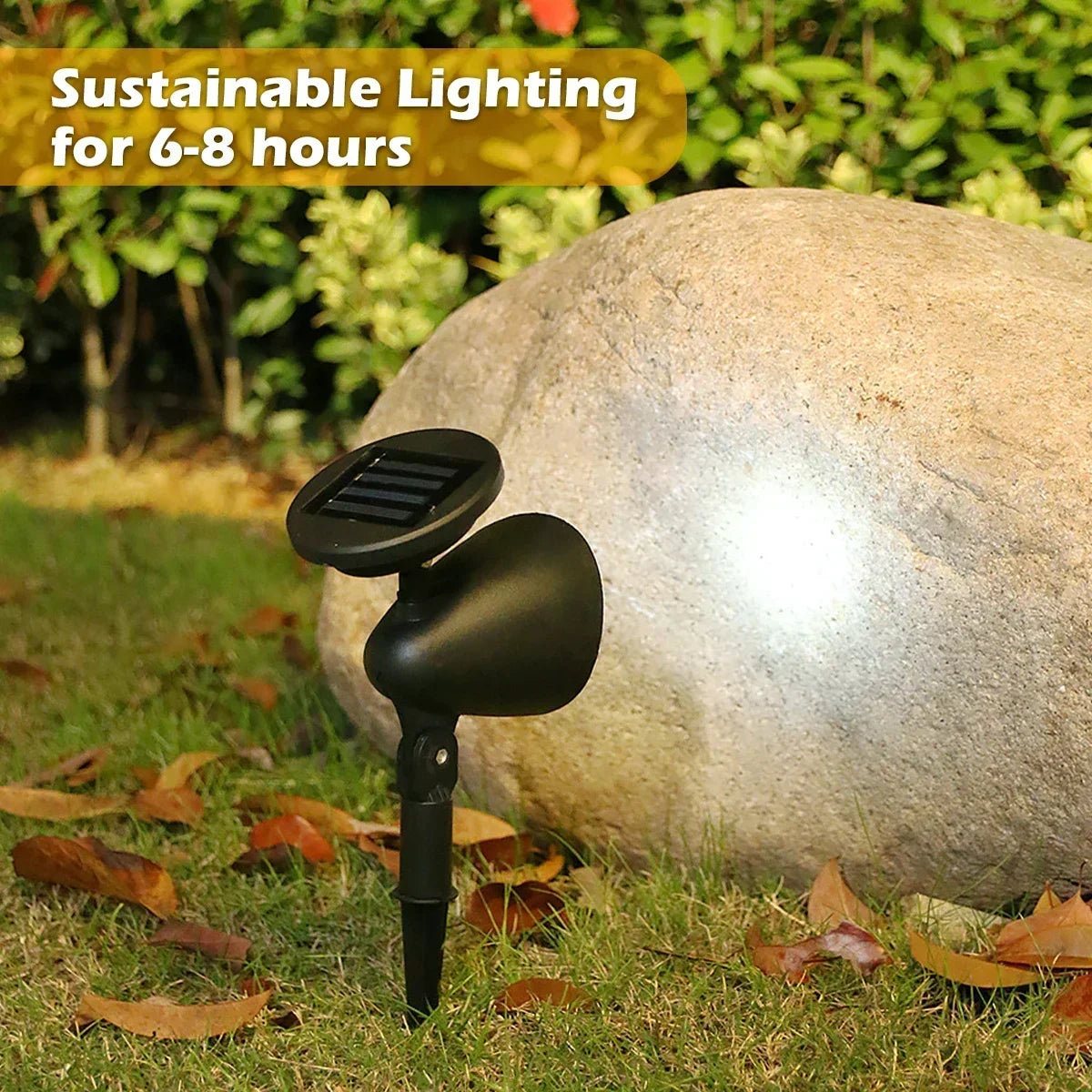 Solar LED Spotlight Outdoor - IP65 Waterproof Garden Lights