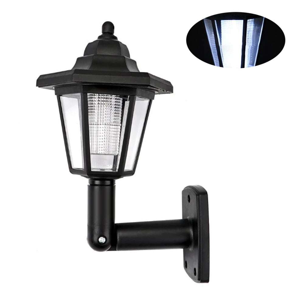 Outdoor Solar Street Lights: LED Wall Light for Gardens