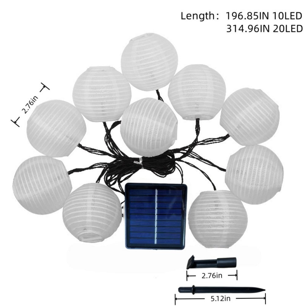 Solar Lantern String Lights - 8 Modes for Garden & Party Decor