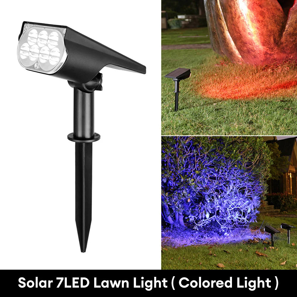 Spotlight: IP65 Solar LED Spotlight - Dual-Purpose Induction Lamp
