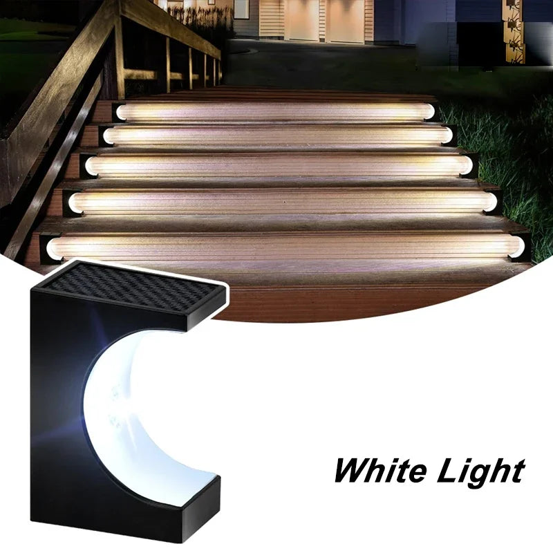 Solar Stair Lights Outdoor IP65 Waterproof Garden Decor