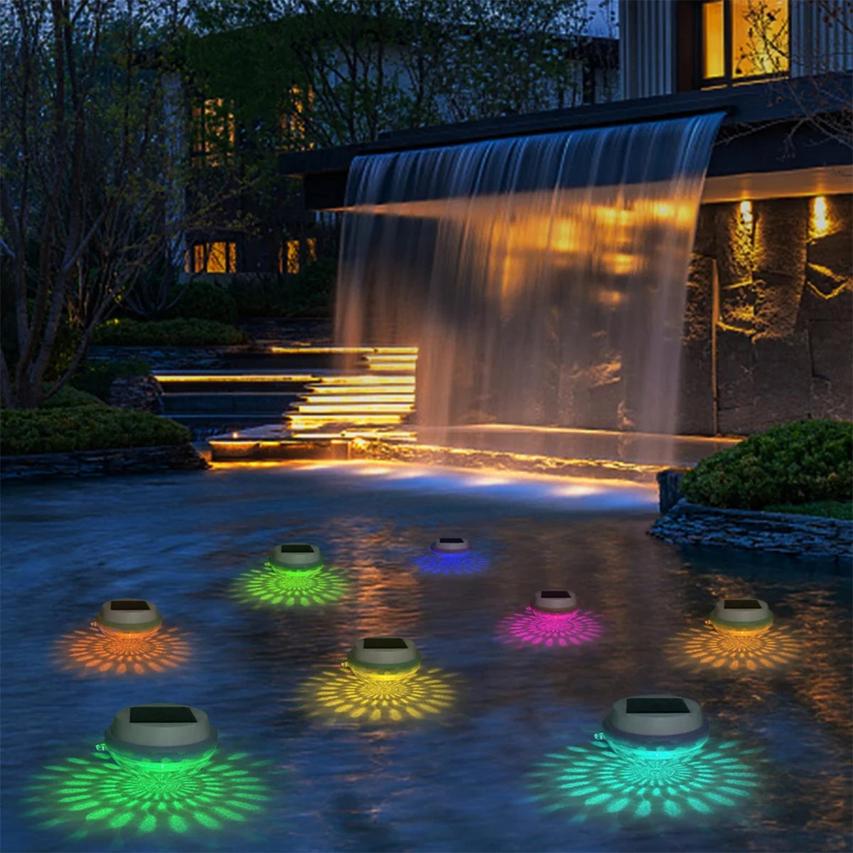 Solar Pool Light: Solar Floating Pool Lights - Waterproof LED Garden Lamps