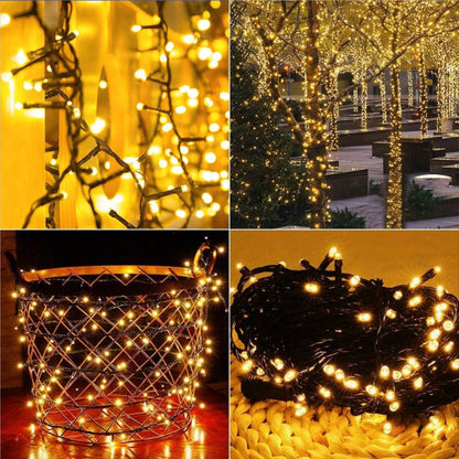 Solar LED String Lights: Patio, Wedding, Christmas Decor