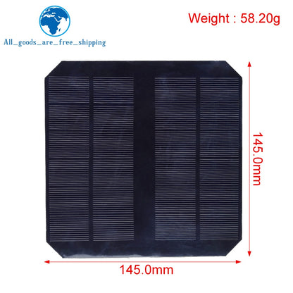 DIY Mini Solar Panel 6V 3W Charger for Tablets & Toys