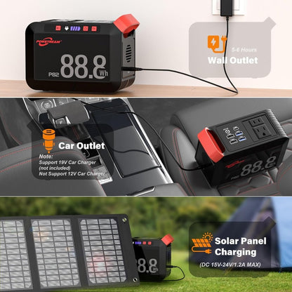 Portable Power Station 88.8Wh - Ultimate Camping Power Bank