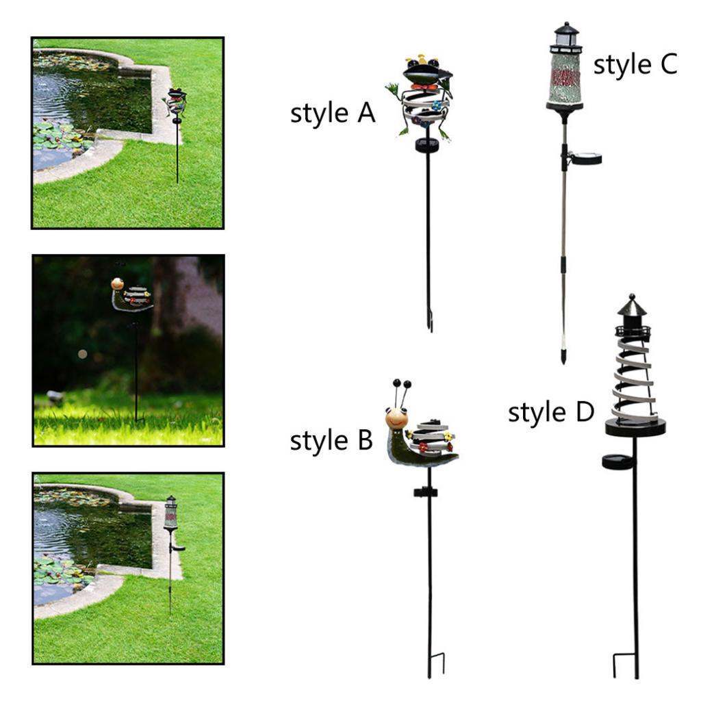 Outdoor Solar Light: Solar Stake Light - Decorative Yard Art for Pathways & Patios