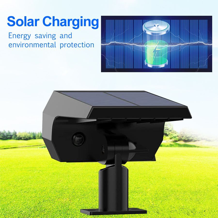 LED Solar Spot Lights Outdoor - 52 LED, 3 Modes, Waterproof