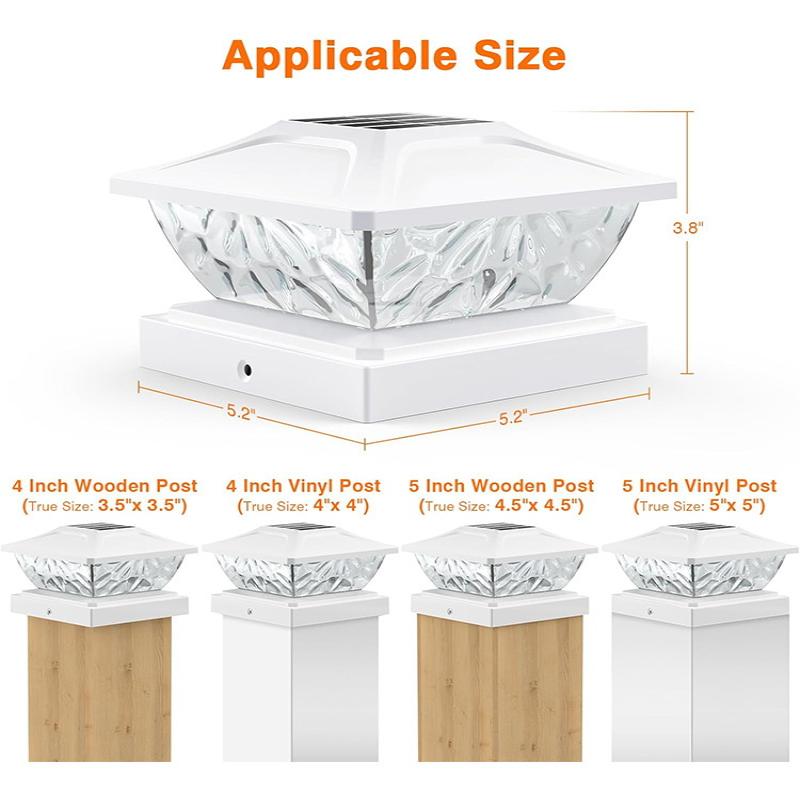 Solar Post Lights: Waterproof Deck & Fence Lighting