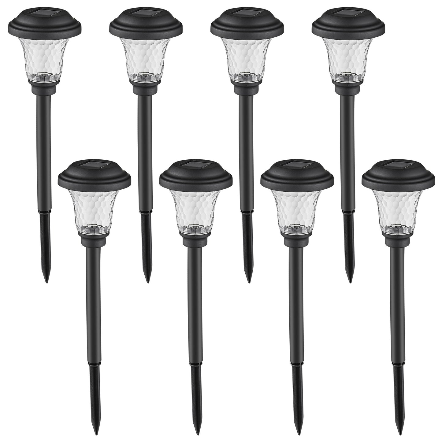 Solar Pathway Lights - RGB/Warm White LED, IP67 Waterproof