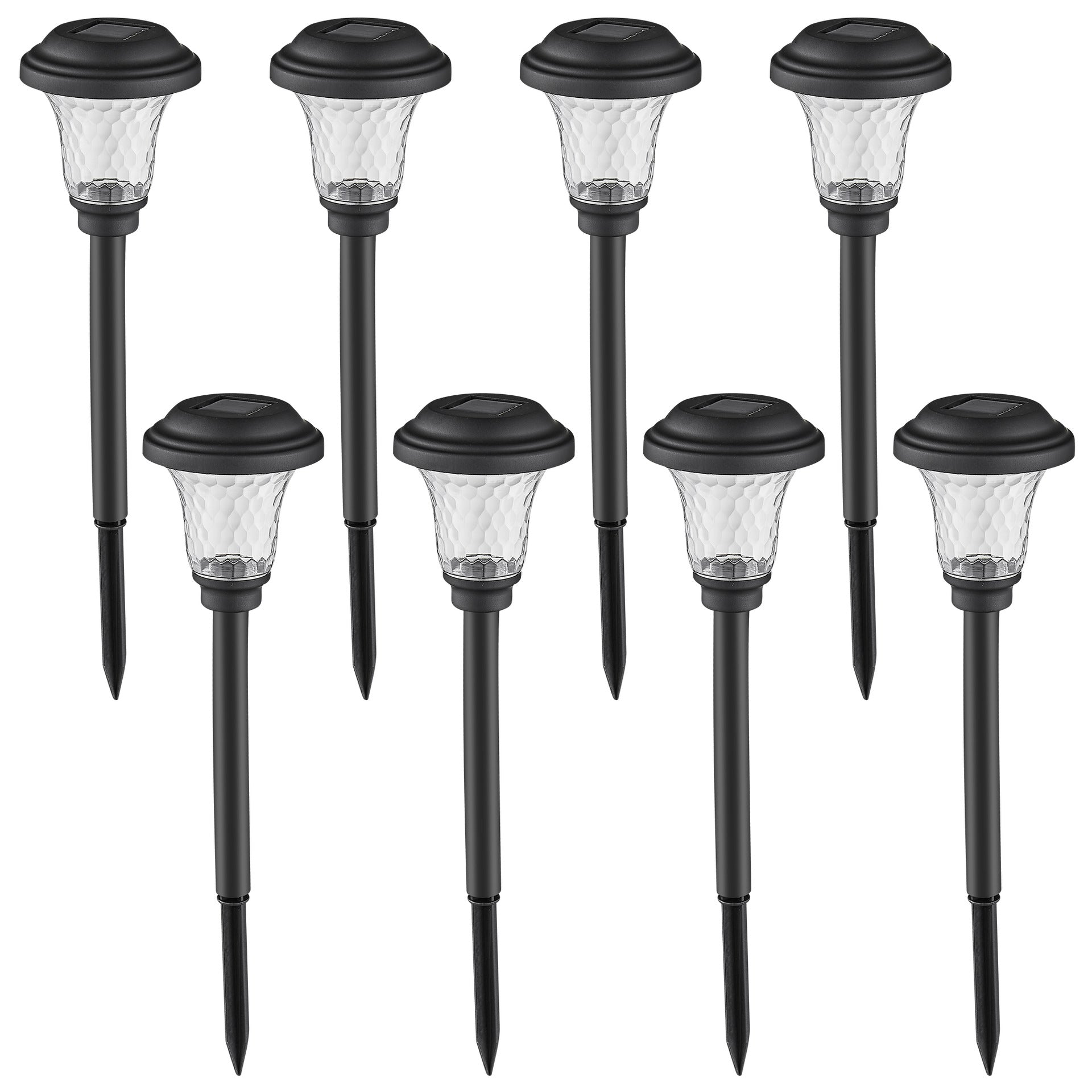 Solar Pathway Lights - RGB/Warm White LED, IP67 Waterproof