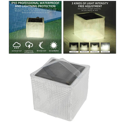 Solar Inflatable Light Lantern Camping Lamp LED Outdoor Tent Bright Lights Waterproof Outside Rechargers Security Light