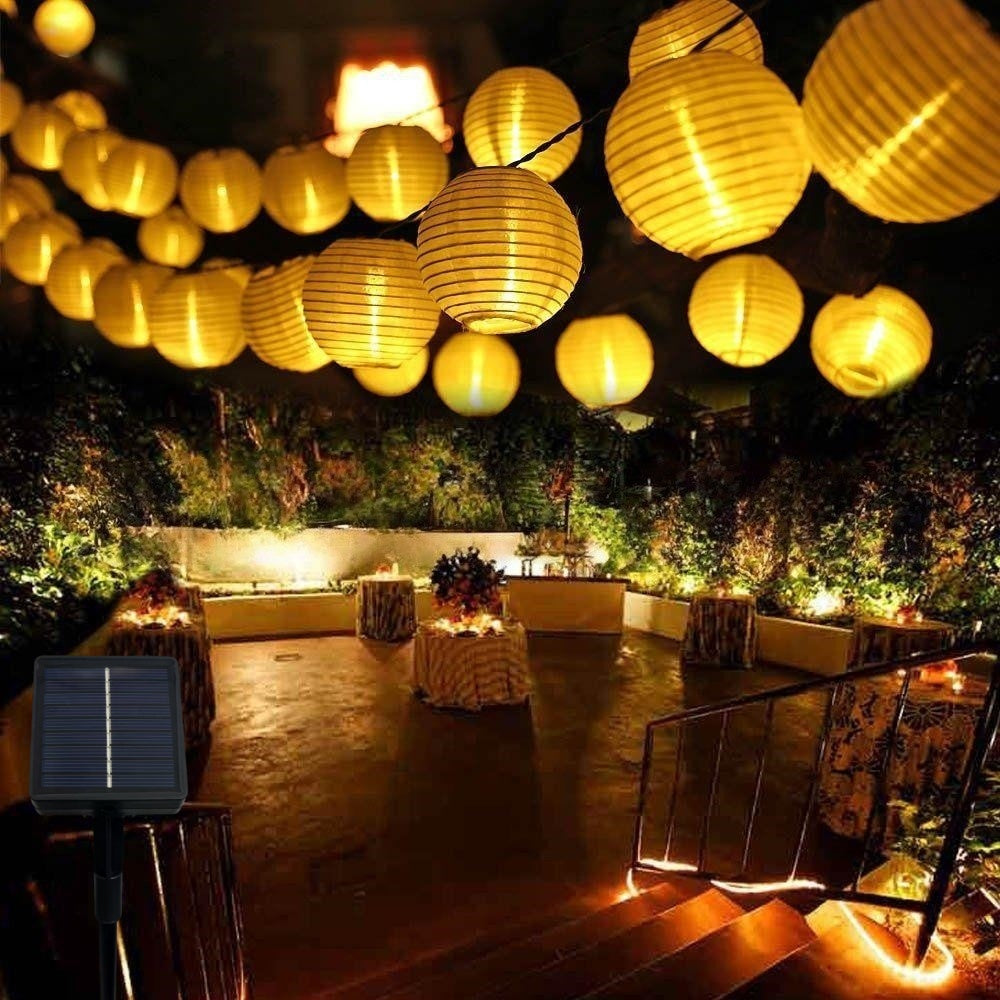 Solar Lantern String Lights - 8 Modes for Garden & Party Decor