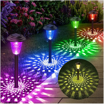 Solar Pathway Lights - RGB/Warm White LED, IP67 Waterproof