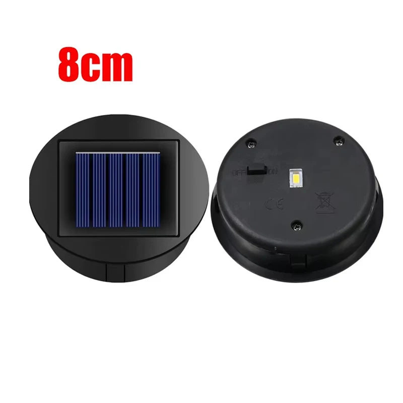 Solar LED Fluorescent Replacement: Lantern Top 7/8CM LED Waterproof Outdoor Garden Light
