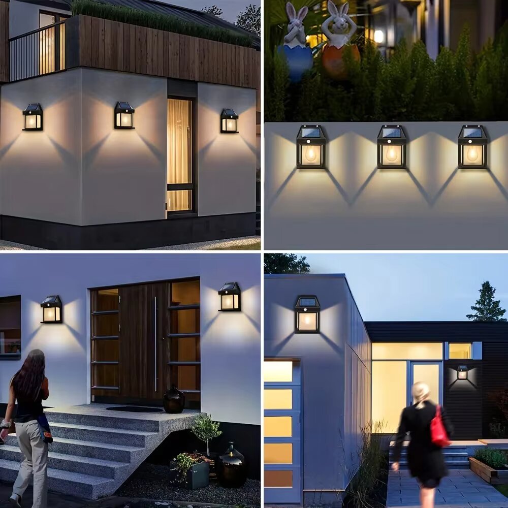 Solar Wall Light Outdoor Waterproof LED Lamp
