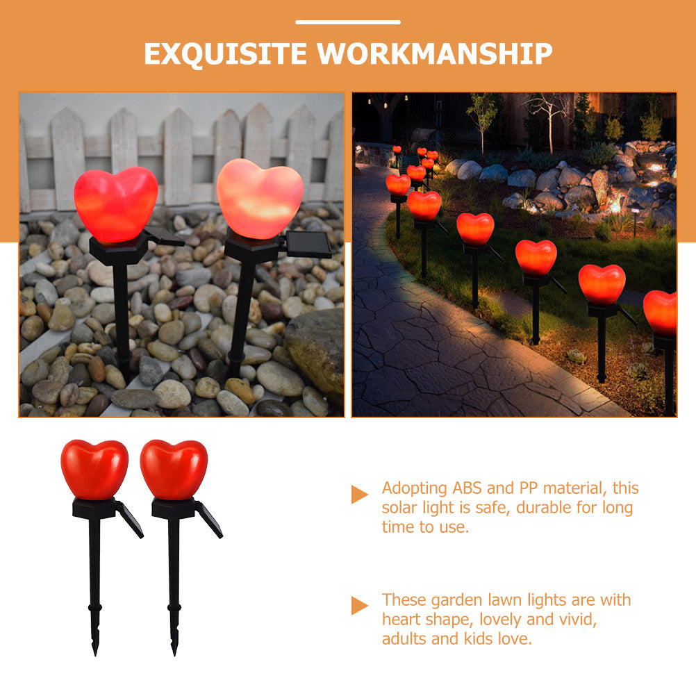 Solar Pathway Lights - 2 Pcs, Waterproof Outdoor Decor