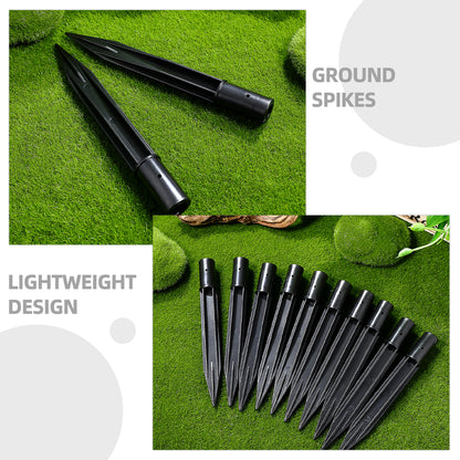 Outdoor Solar Light Stakes 6pcs - Durable ABS Garden Spikes