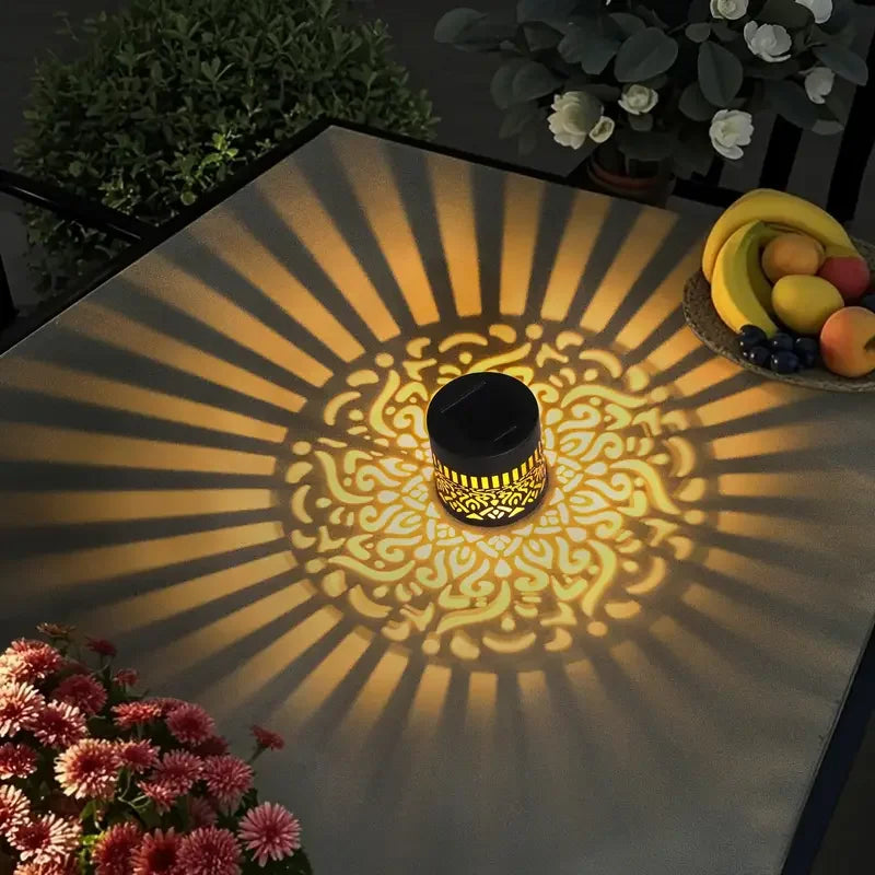 2pcs Solar Lamp Iron Art  IP65 Solar Wall Lights Wall Theme Fence Lights Garden Backyard Decoration Outdoor Front Door Lantern
