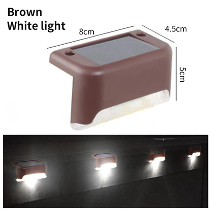 Solar Stair Lights - Outdoor Waterproof LED Stair Fence