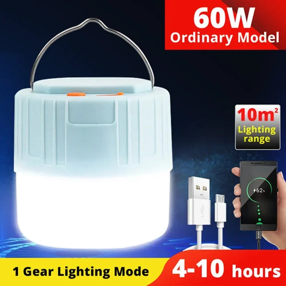 Solar Lanterns Lamp: Waterproof, USB Rechargeable Lantern