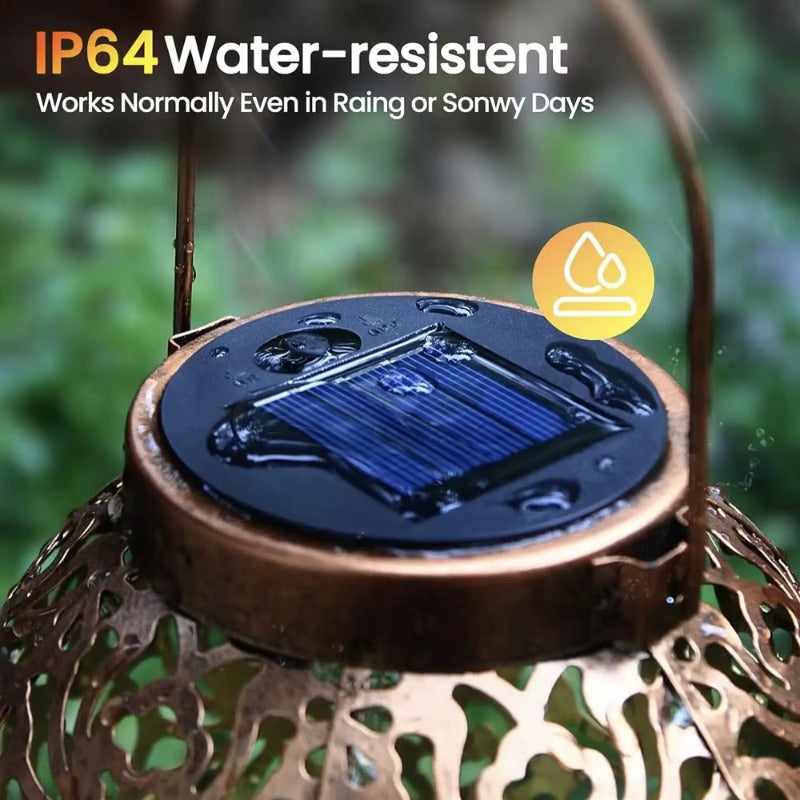 Solar LED Fluorescent Replacement: Lantern Top 7/8CM LED Waterproof Outdoor Garden Light