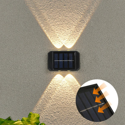 Solar Wall Lights Outdoor: LED Wall Light - Waterproof, Powerful, Sensor-Activated
