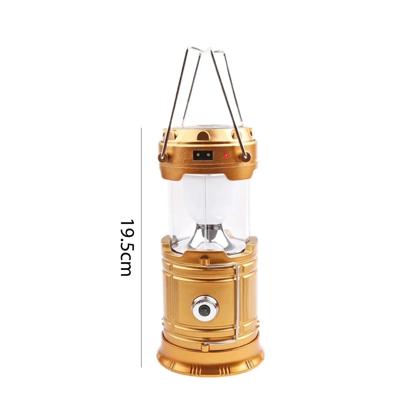 Solar LED Camping Lamp: Portable, Waterproof, Multifunctional