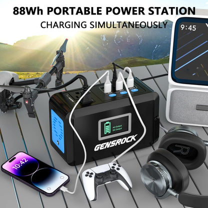 Portable Power Station 120W Solar Generator for Camping