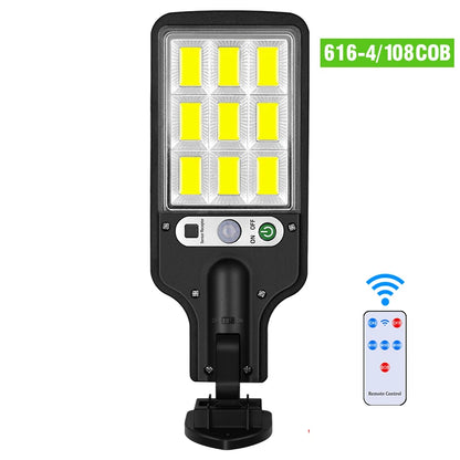 LED Solar Wall Lights: Motion Sensor Outdoor Lighting