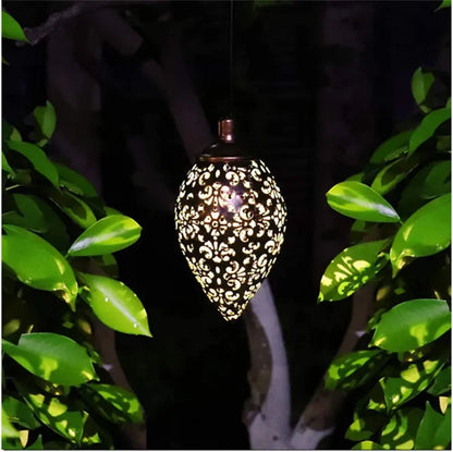 Outdoor Solar Light: Solar Water Drop Light - Waterproof Outdoor Garden Projection