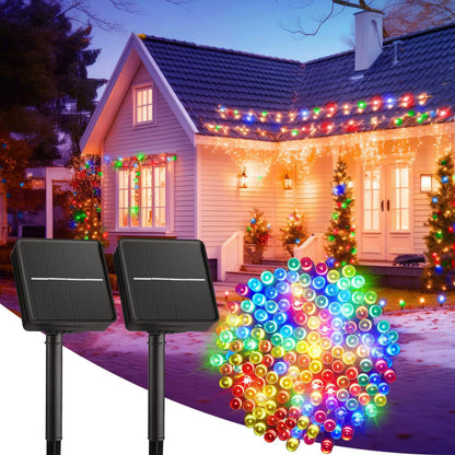 Solar LED String Lights: Patio, Wedding, Christmas Decor
