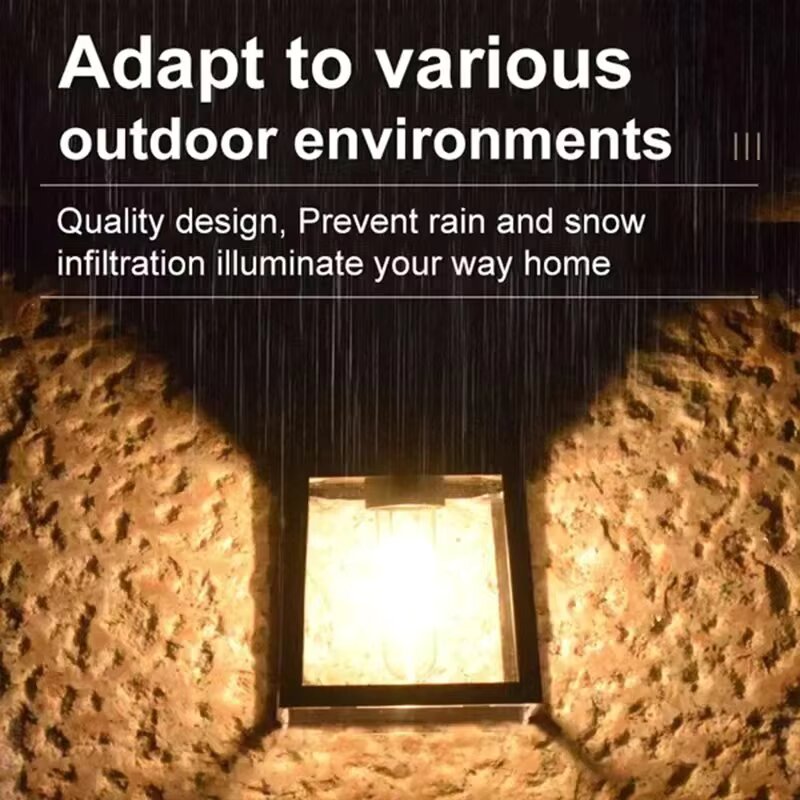 Solar Wall Light Outdoor Waterproof LED Lamp