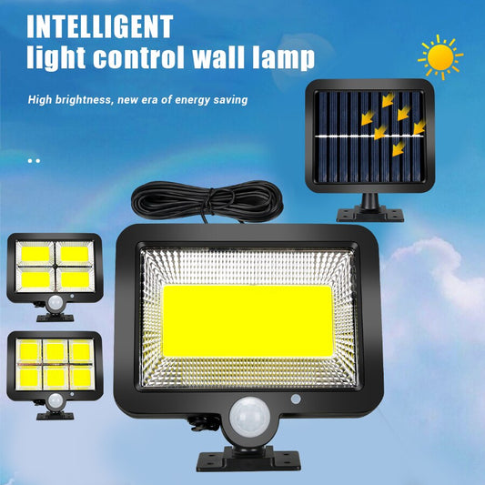 Solar Light Motion Sensor - Waterproof COB LED Outdoor Lamp