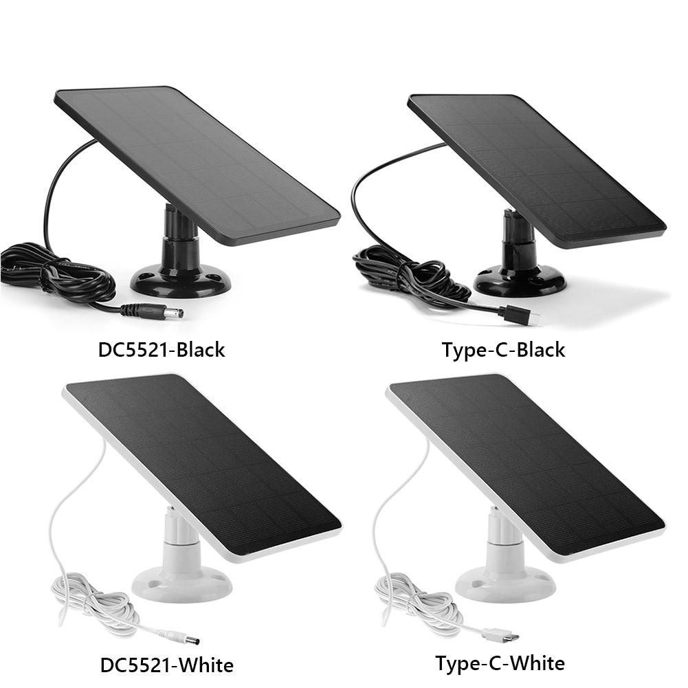 Solar Panel Charger 5/10W for Ring Camera - IP65 Waterproof