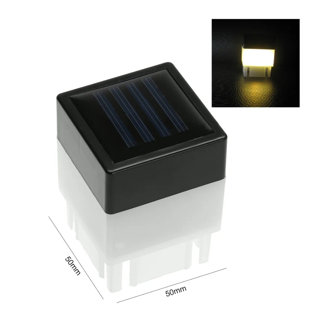 Waterproof Outdoor Column Head Lamp LED Fence Deck Cap Post Lamp for Patio Garden Landscape Decoration Lawn Light